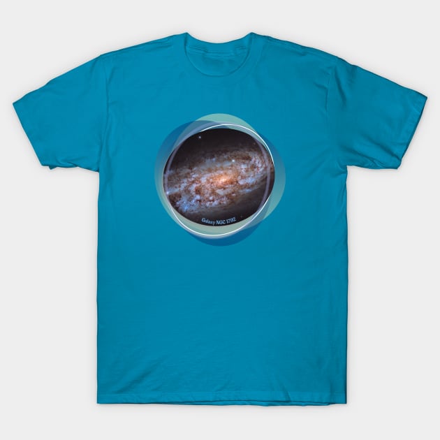 Hubble Space Telescope Images: Spiral Galaxy NGC 1792 T-Shirt by Da Vinci Feather